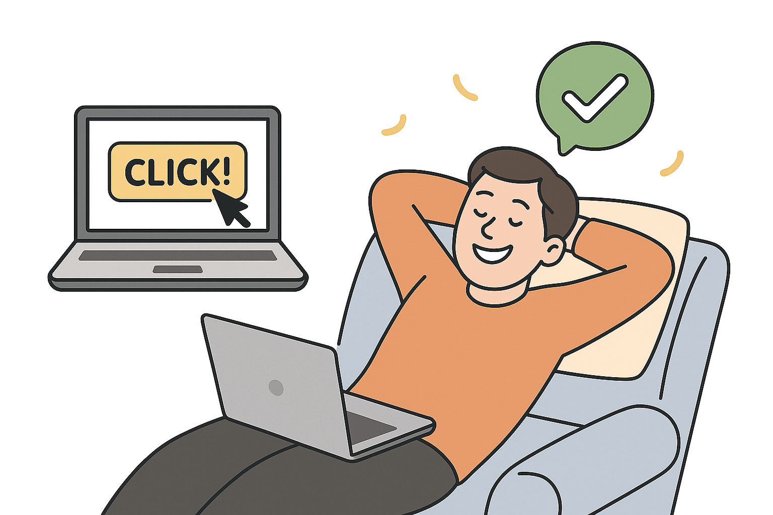 자동화로 여유를 찾은 모습